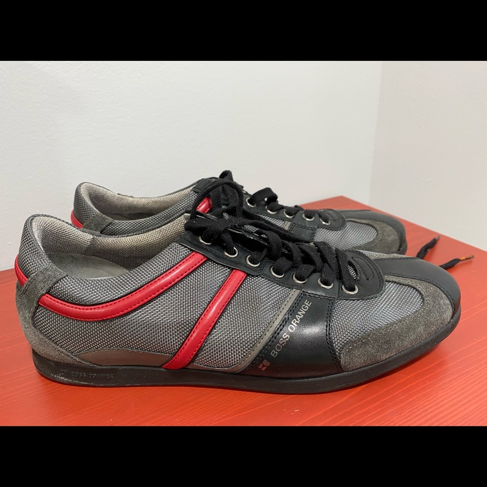 Hugo Boss Orange Sneakers size 8